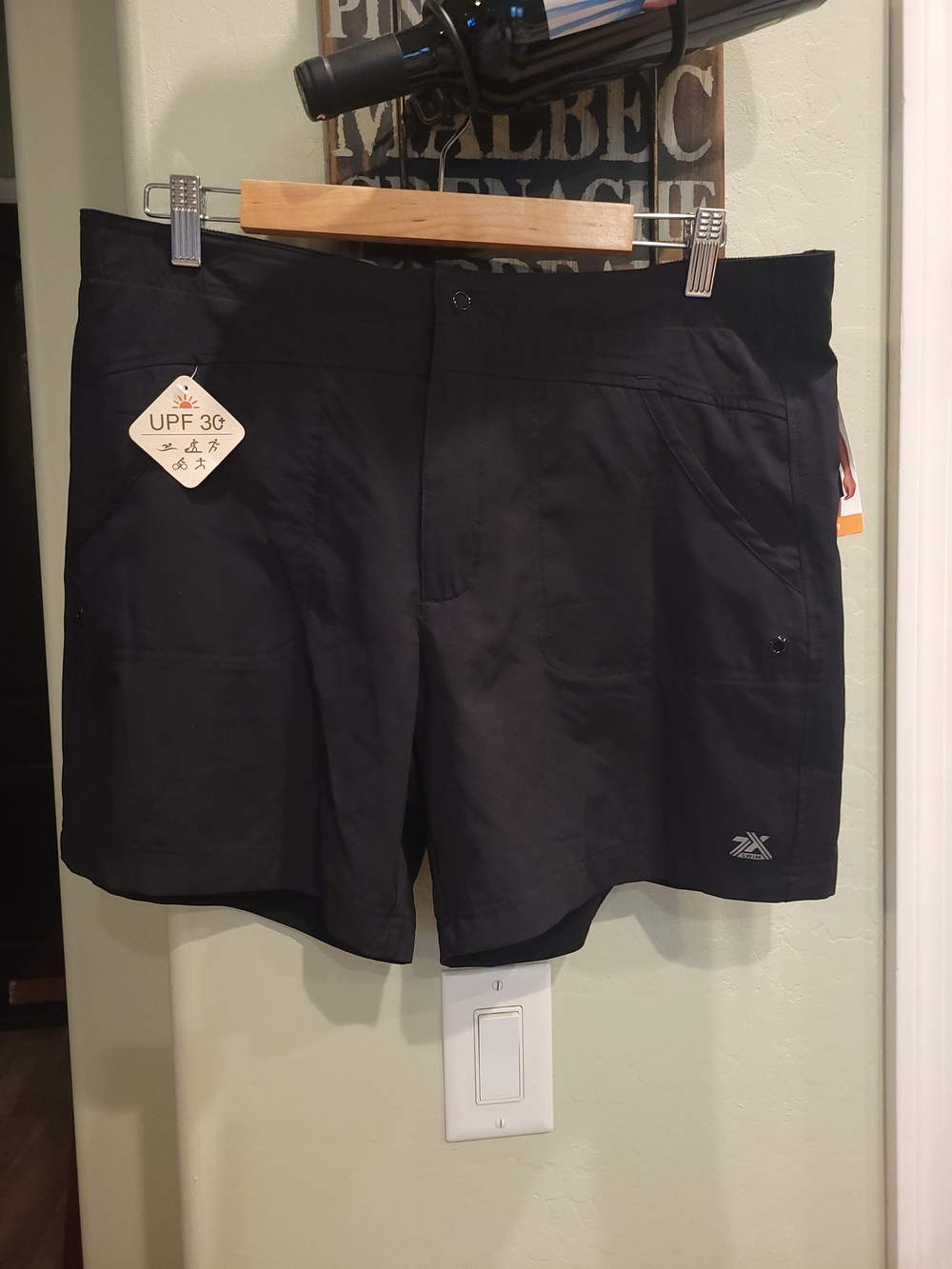 NWT Women's Black UPF 30 Swim Shorts